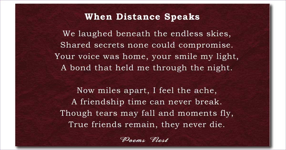 Best Friend Poems That Will Make You Cry