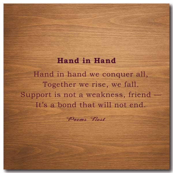 Inspirational Poems about Friendship, Support, and Loyalty