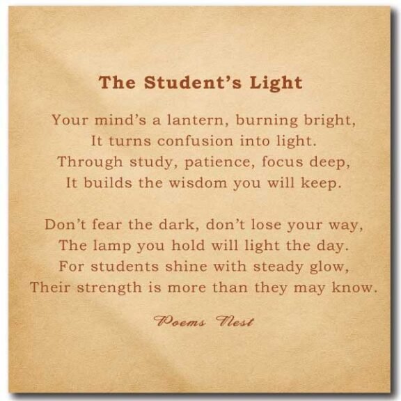 Top Inspirational Poems For Students