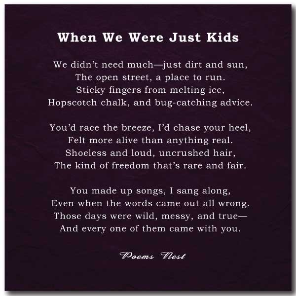 best Poems for Brothers and Sisters That Make You Cry