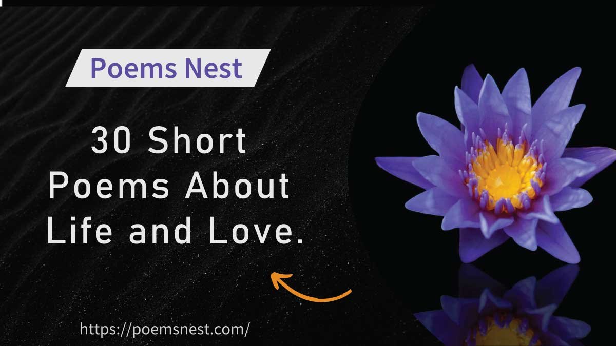 30 Short Poems About Life and Love