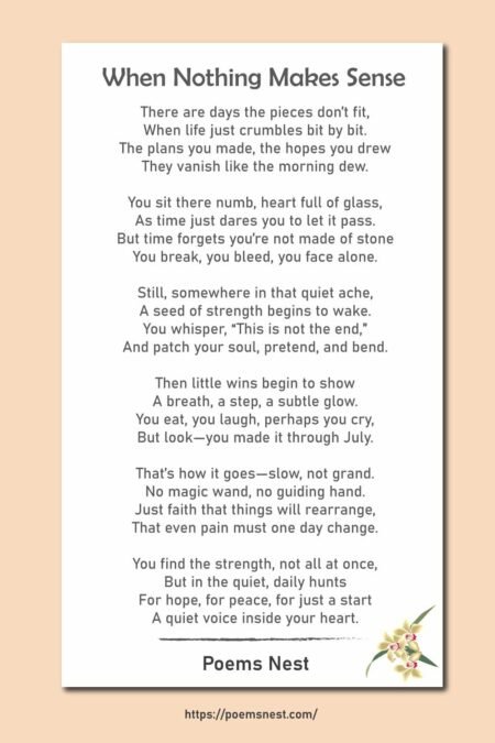 Inspirational Poems About Strength