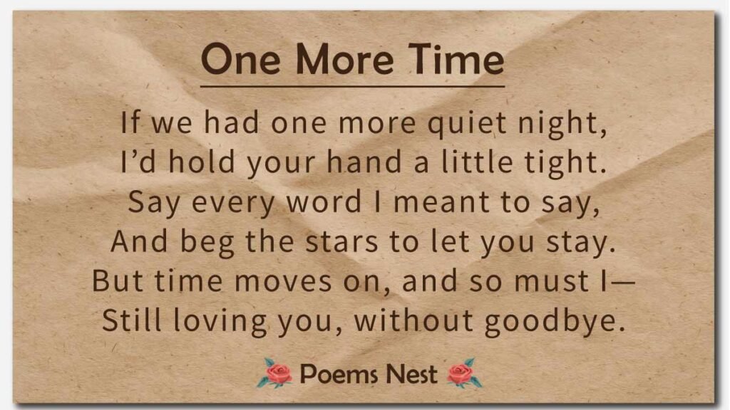 Inspirational short love and life poems