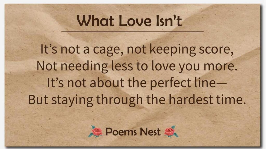 Life and Love Poems