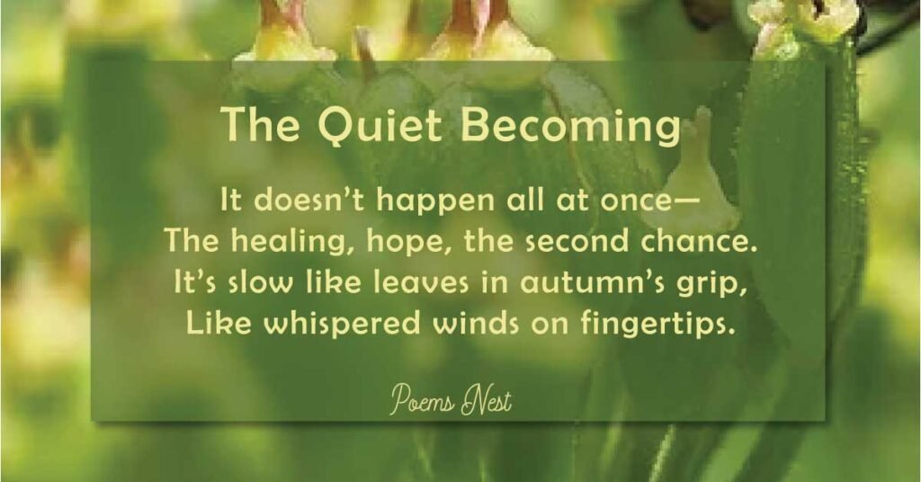 Meaningful Inspirational Poems About Life