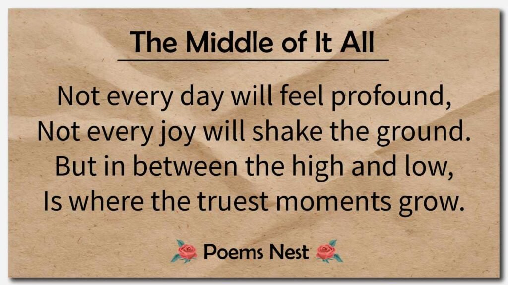 Poems About Life and Love
