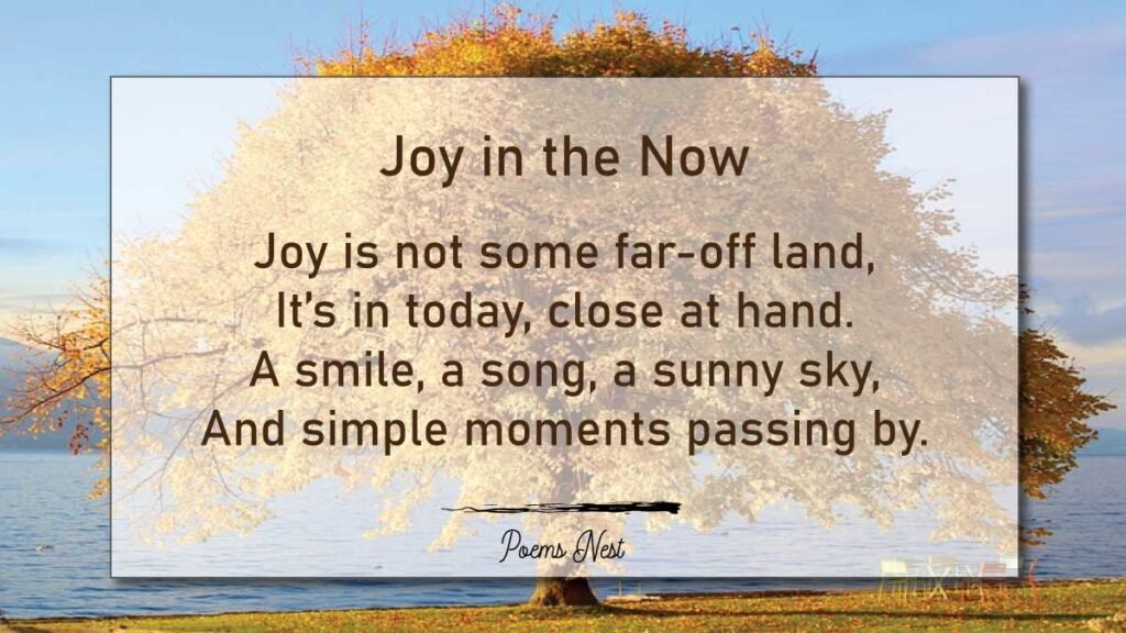 Positive Short Poems About Life and Finding Joy