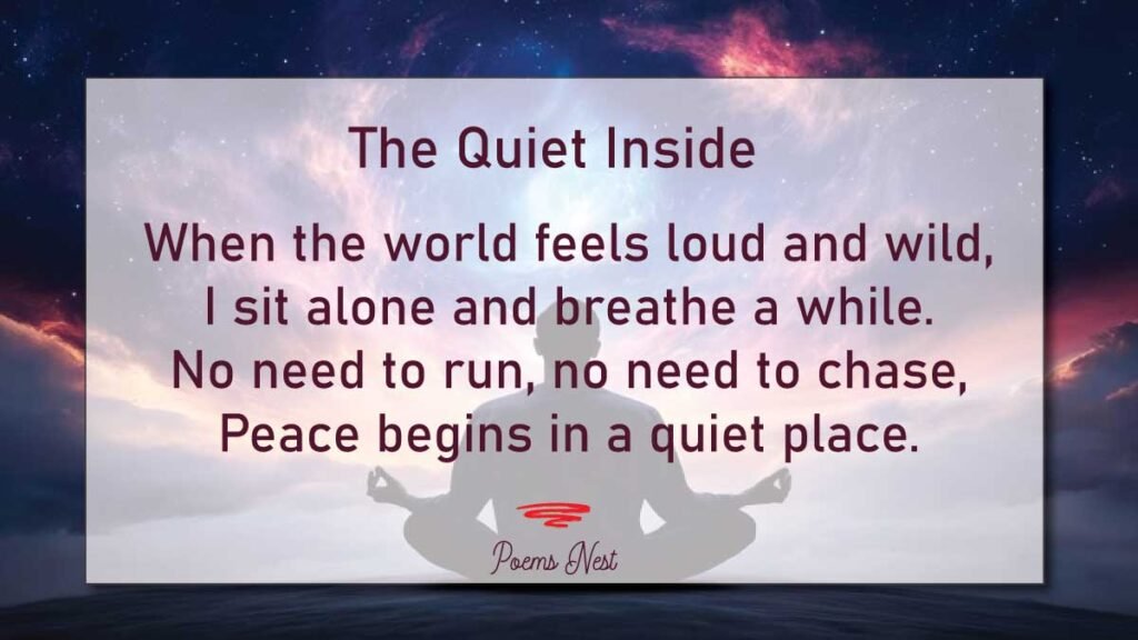 Positive Short Poems About Life and Inner Peace