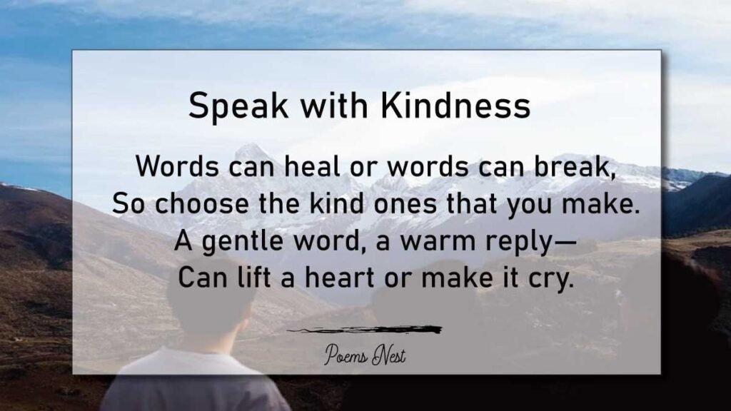 Positive Short Poems About Life and Meaningful Words