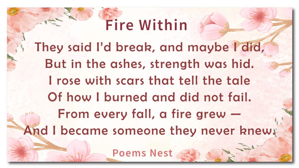 short deep struggle poems about life
