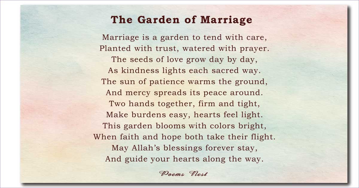30 Beautiful Wedding Poems for Couples