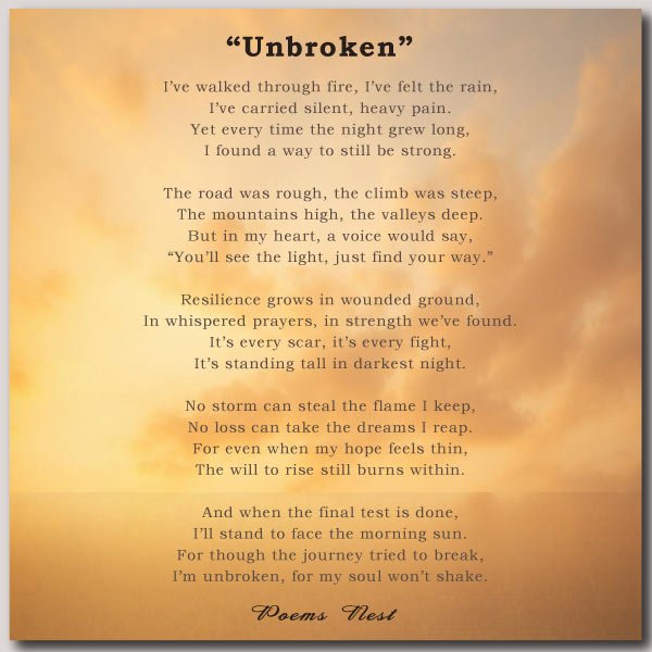 Best Inspirational Poems About Life Struggles