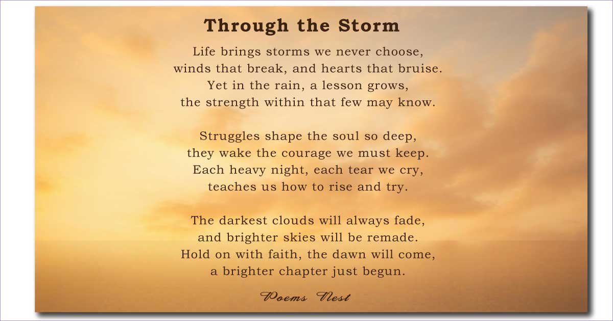 Best Inspirational Poems About Life Struggles