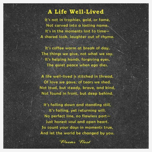Best Poems About Life