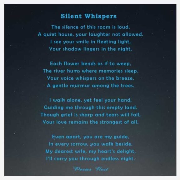 Funeral Poems for Wife