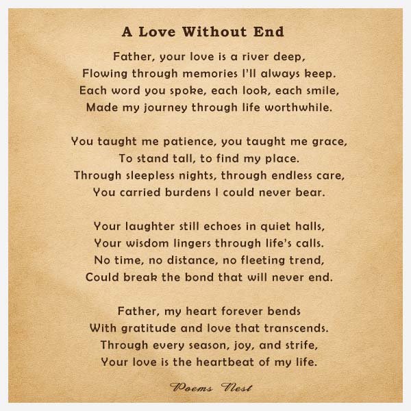 Love Poems for Father