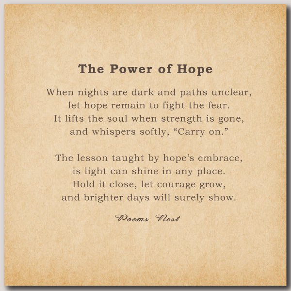 Poems About Life Lessons