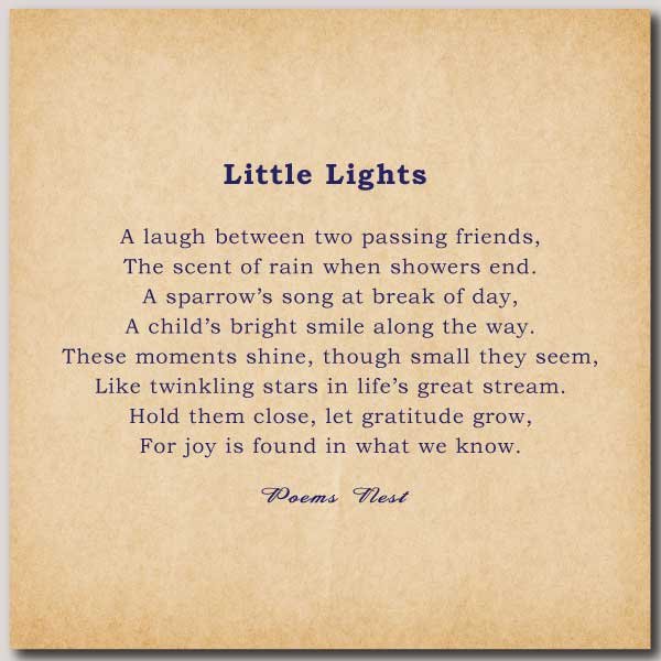 Short Poems About Life Lessons