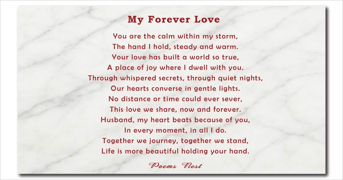 Top 24 Love Poems for Husband