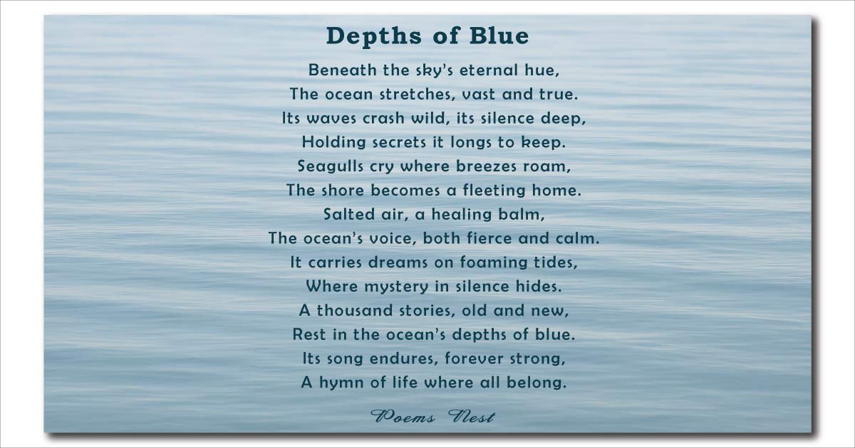 Top 30 Nature Poem About the Ocean