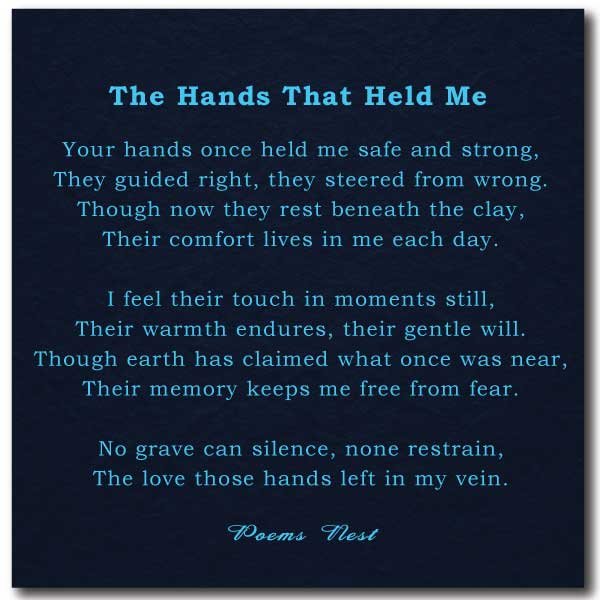 famous Memorial Poems for Loved Ones