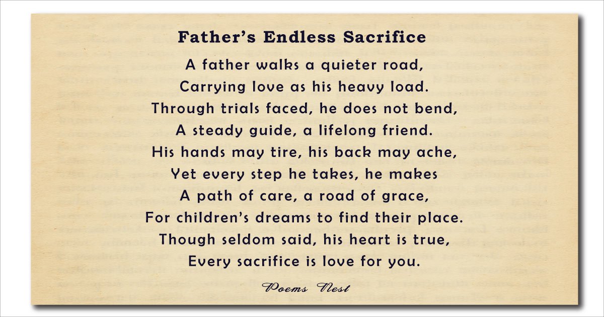 Best Poems About Fathers