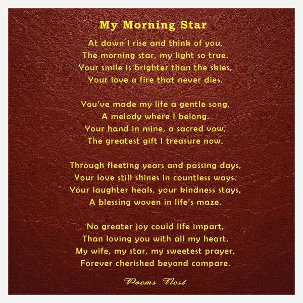 Deep Love Poems for Wife
