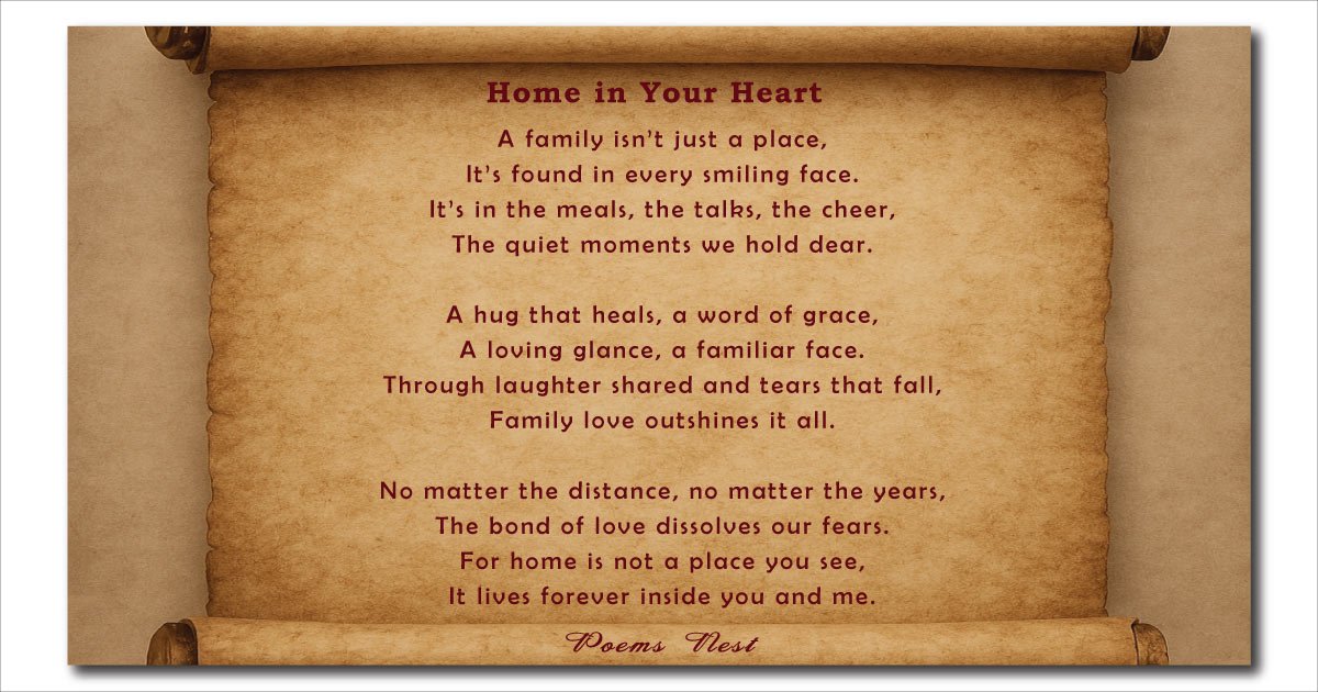 Top Family Poems Everyone Will Cherish and Remember