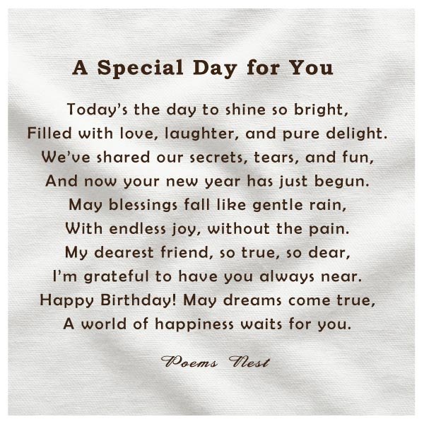 short poems about friendship