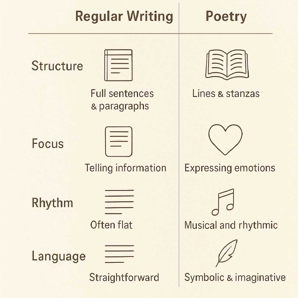 How Poetry Differs From Regular Writing
