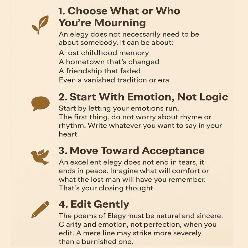 How to Write an Elegy Poem