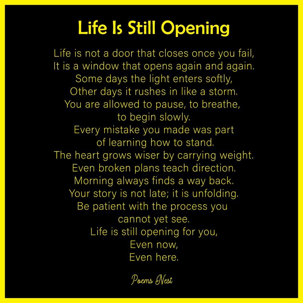 Positive Poems About Life