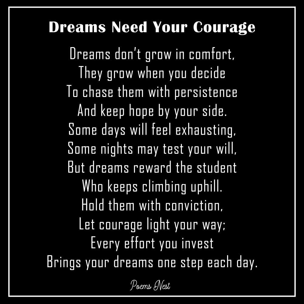 Short Motivational Poems for Students