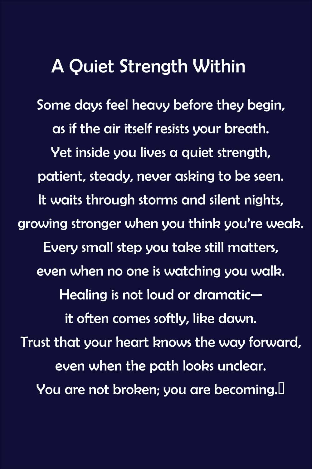 Uplifting Poems for Mind and Soul