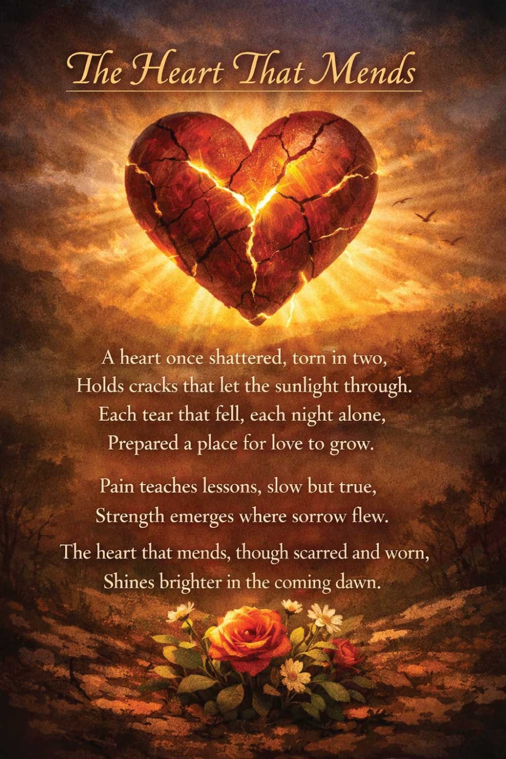 Healing Poems 1. The Heart That Mends