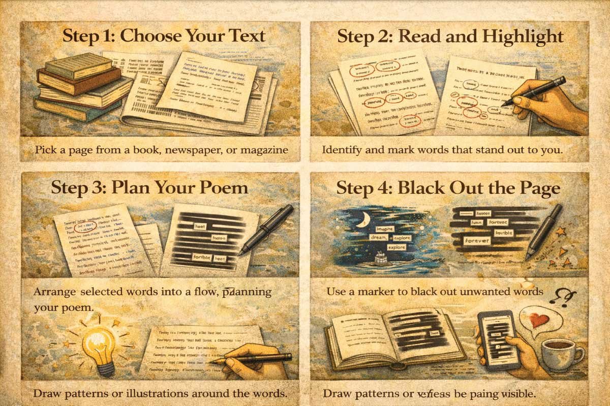 How to Create a Blackout Poem: Step-by-Step Guide