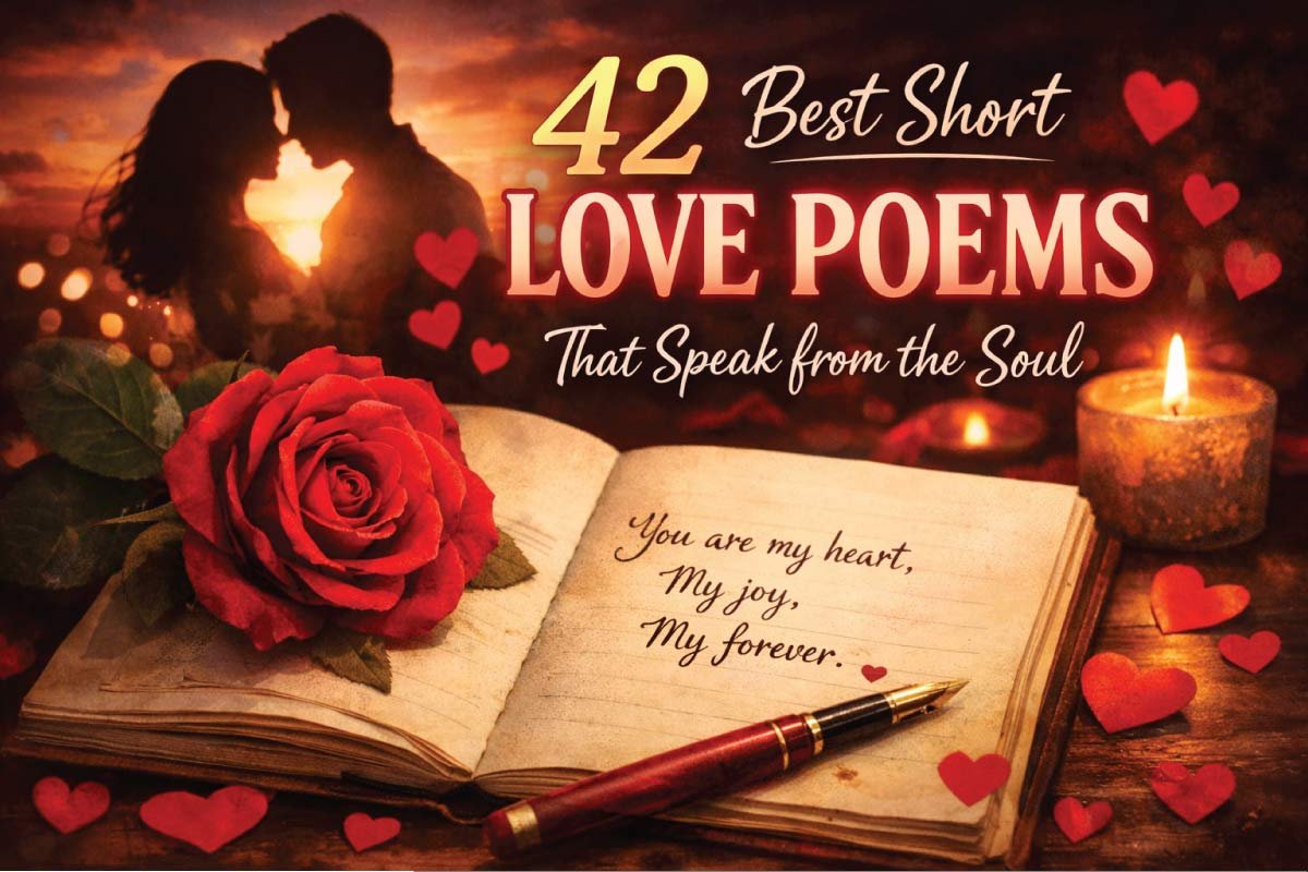 42 Best Short Love Poems That Speak from the Soul