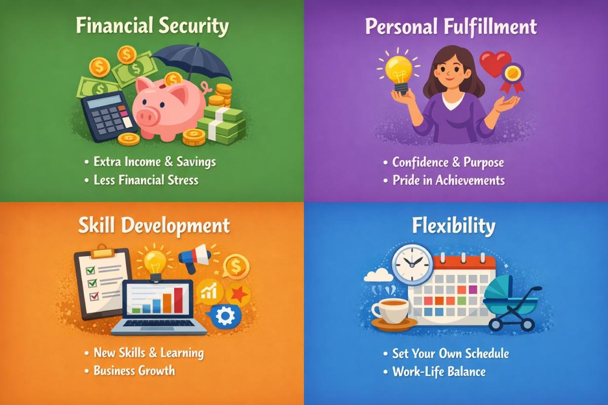 Benefits of Having a Side Hustle as a Mom