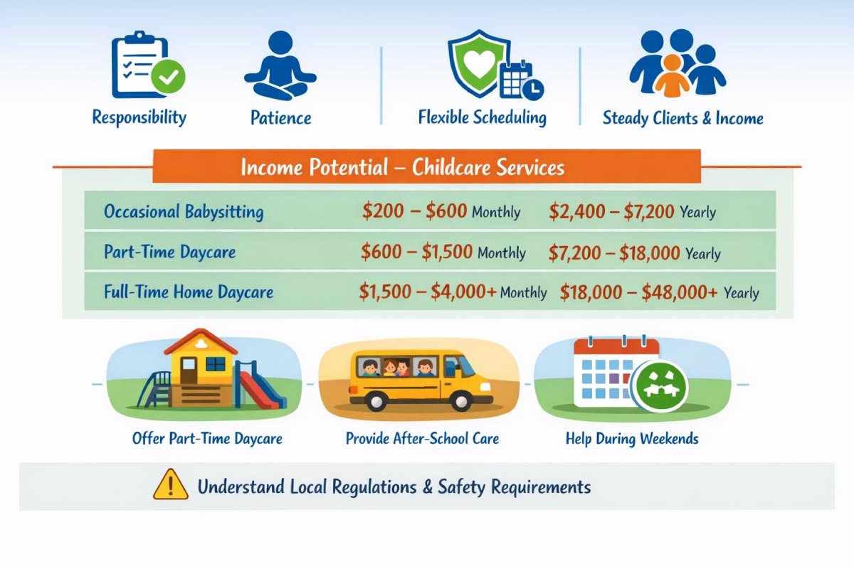 Childcare or Babysitting Services