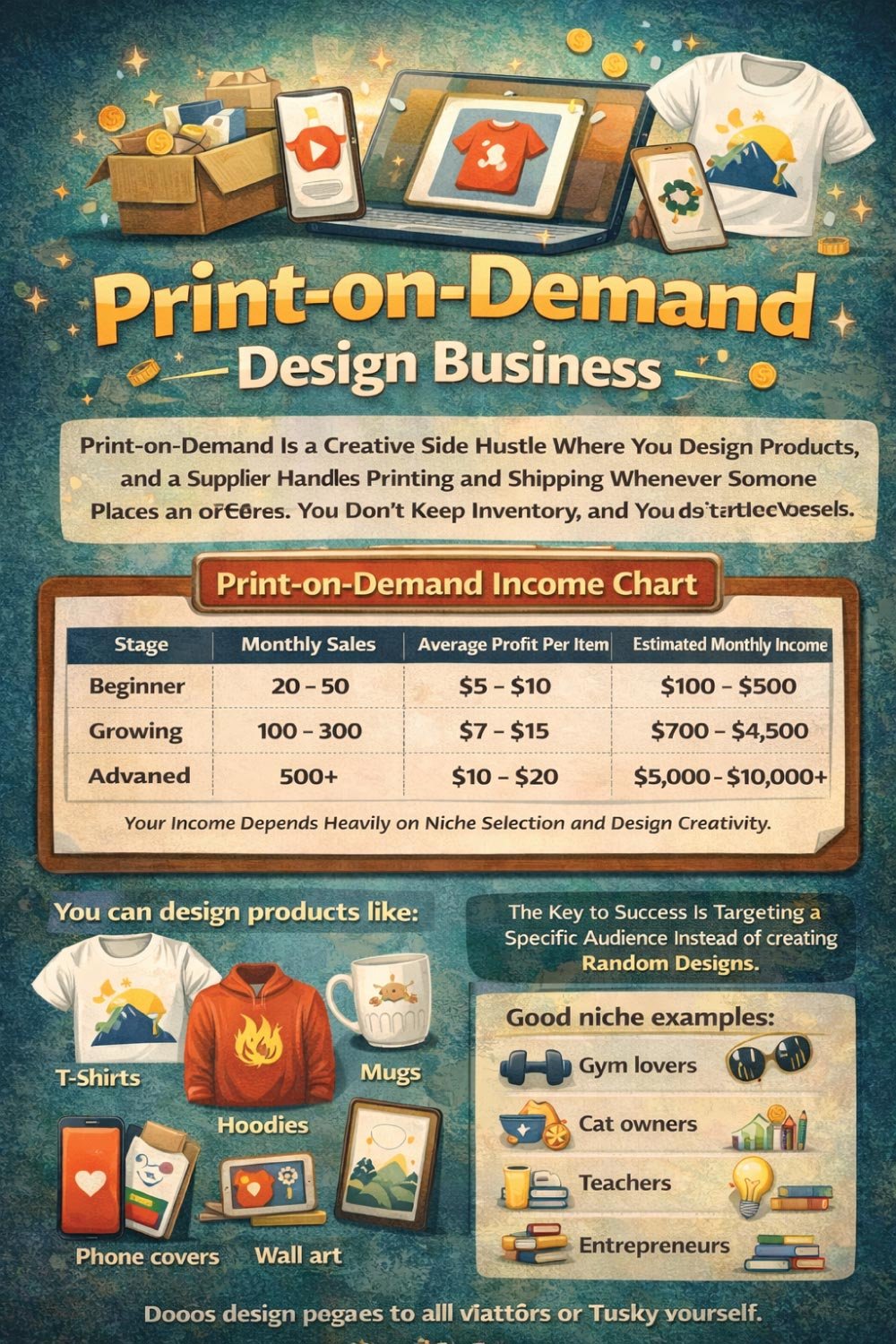 Print-on-Demand Design Business