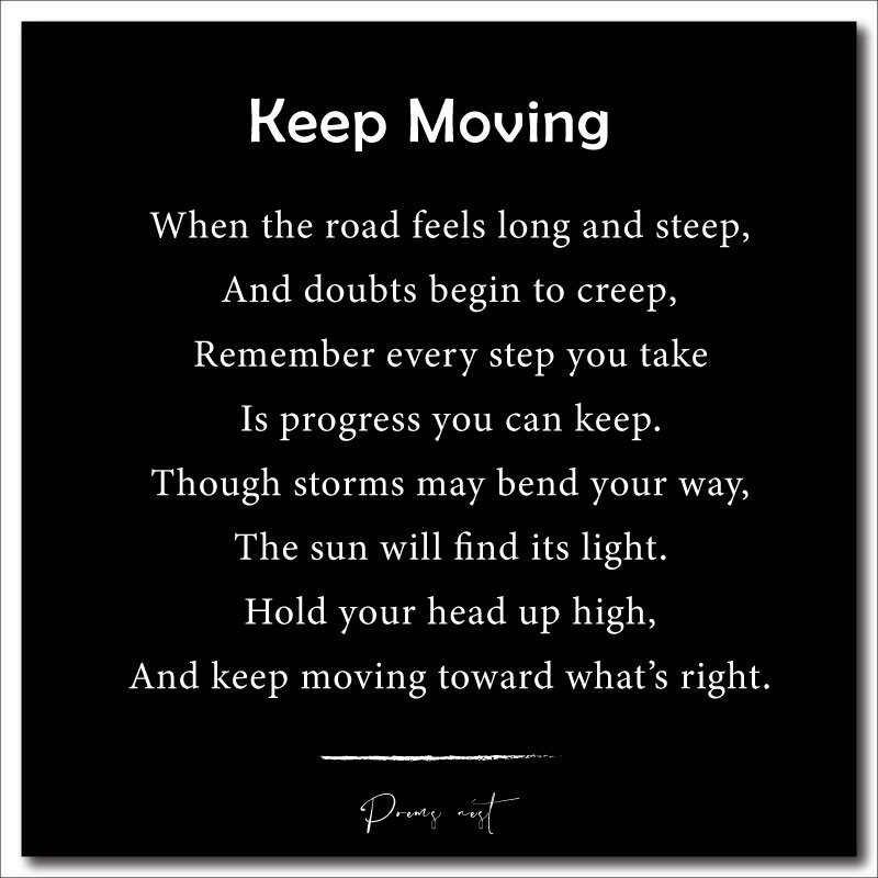 Short Poems to Uplift and Encourage