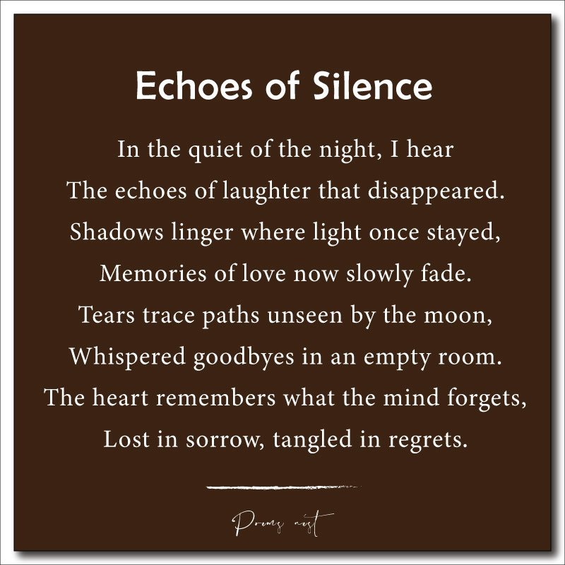 Short Sad Poems About Depression