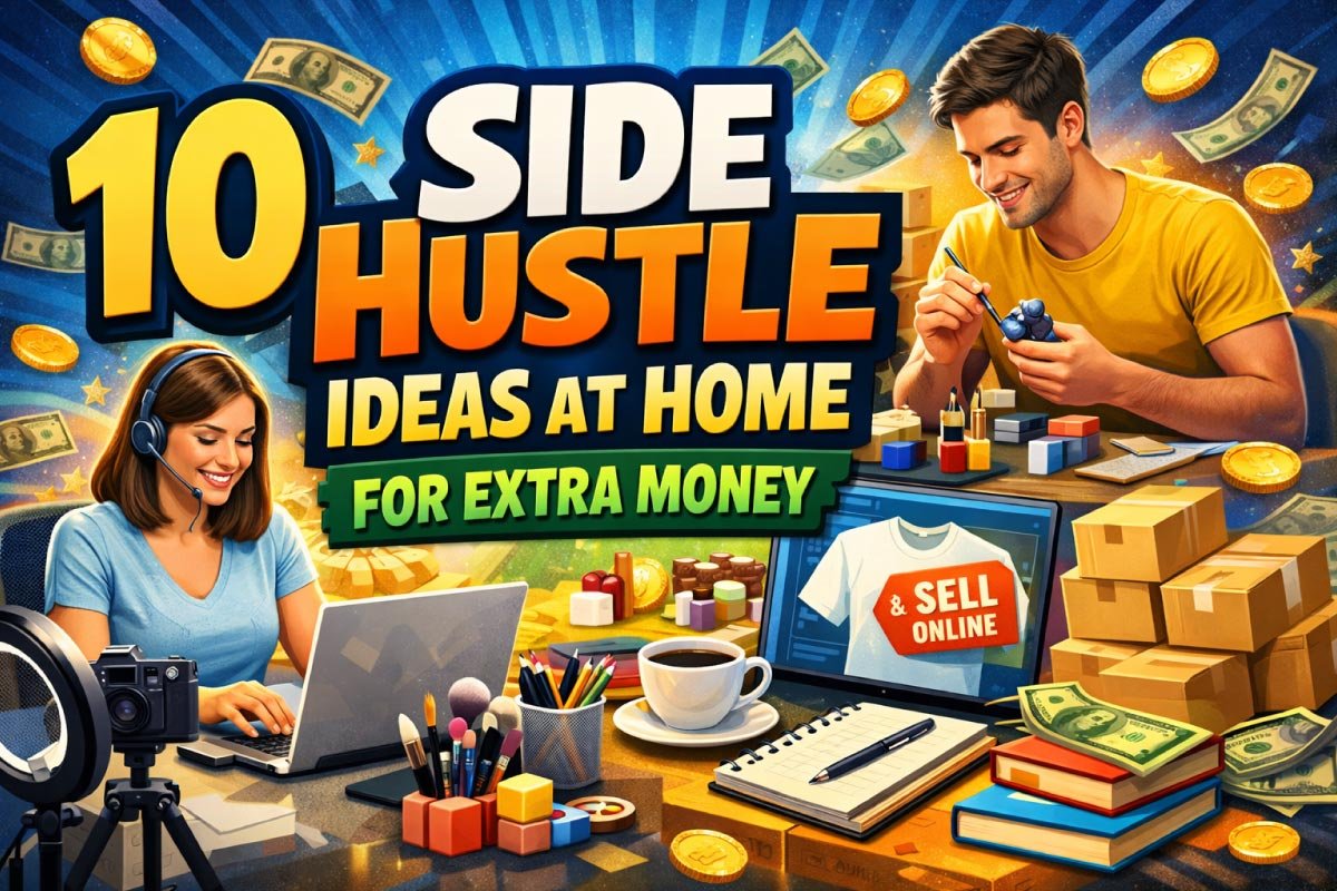 Side Hustle Ideas at Home for Extra Money