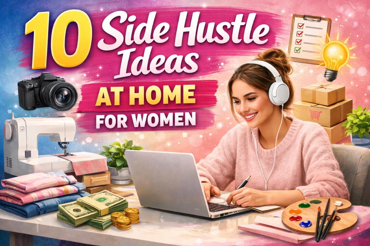 Side Hustle Ideas at Home for Women
