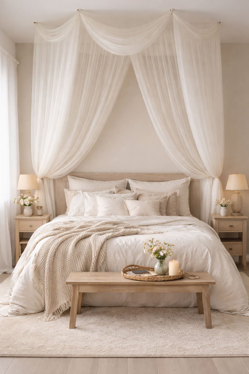 DIY Curtain Canopy for a Dreamy Look