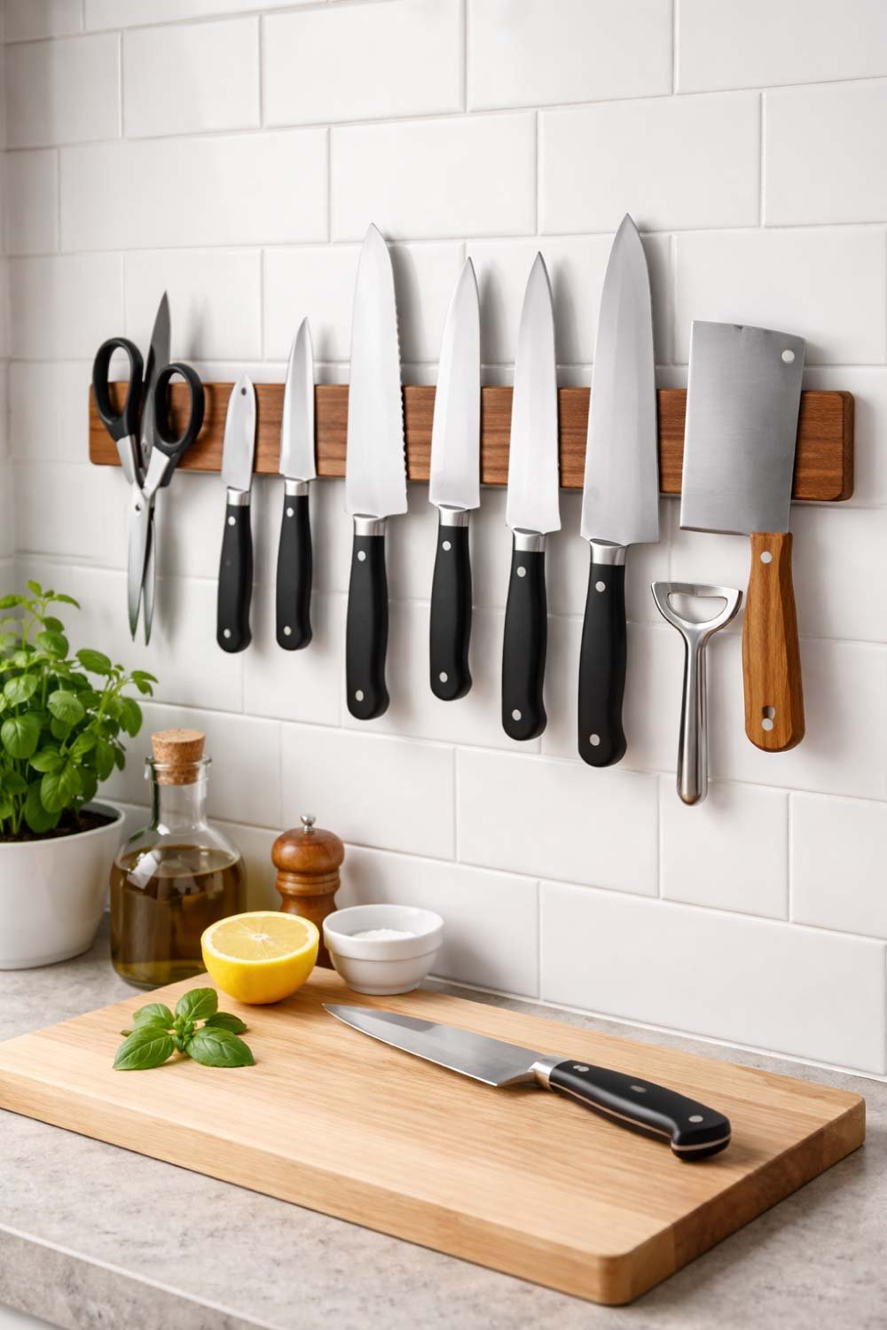 DIY Knife Magnet Strip