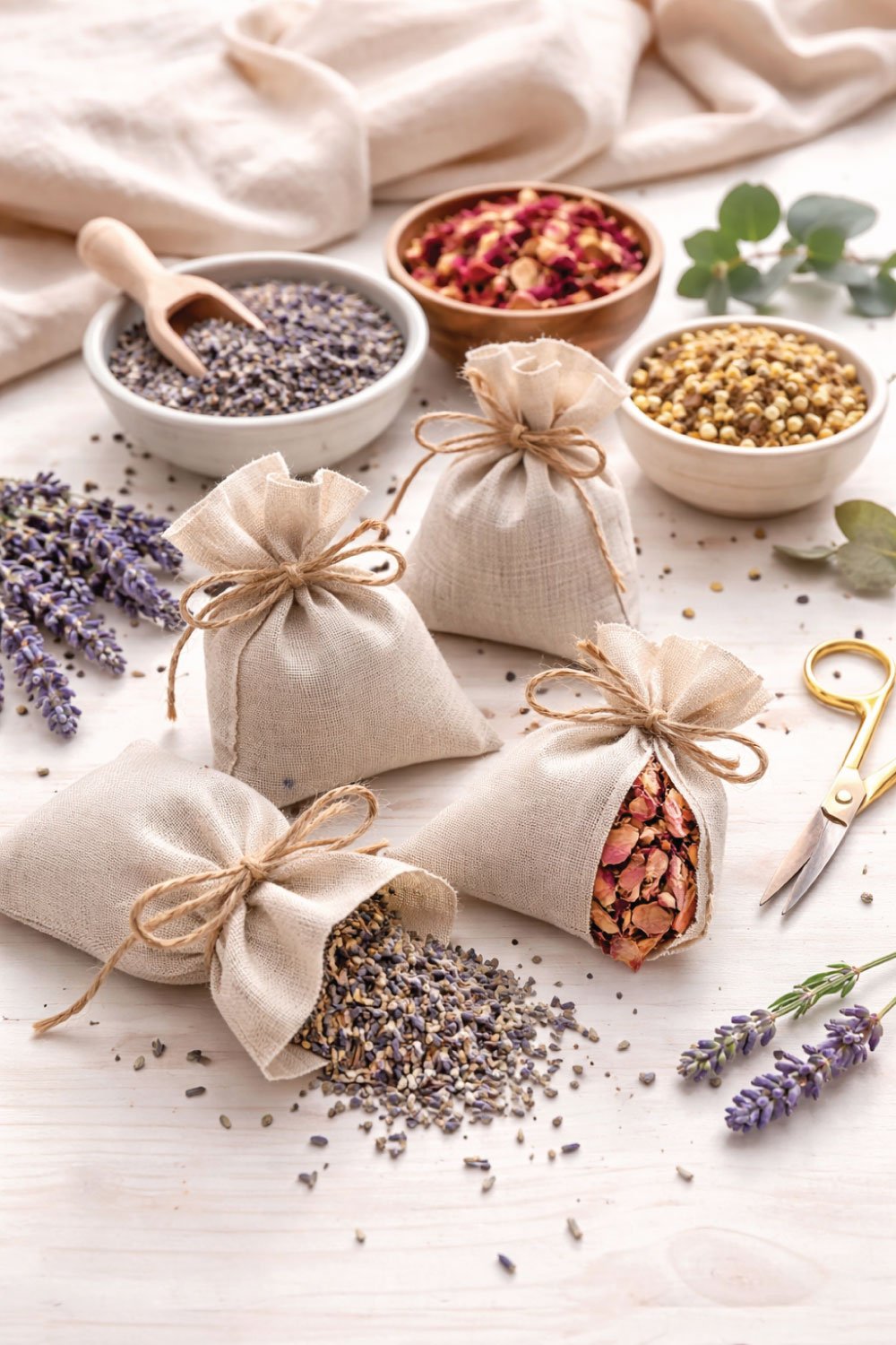 DIY Scent Sachets for Drawers & Room