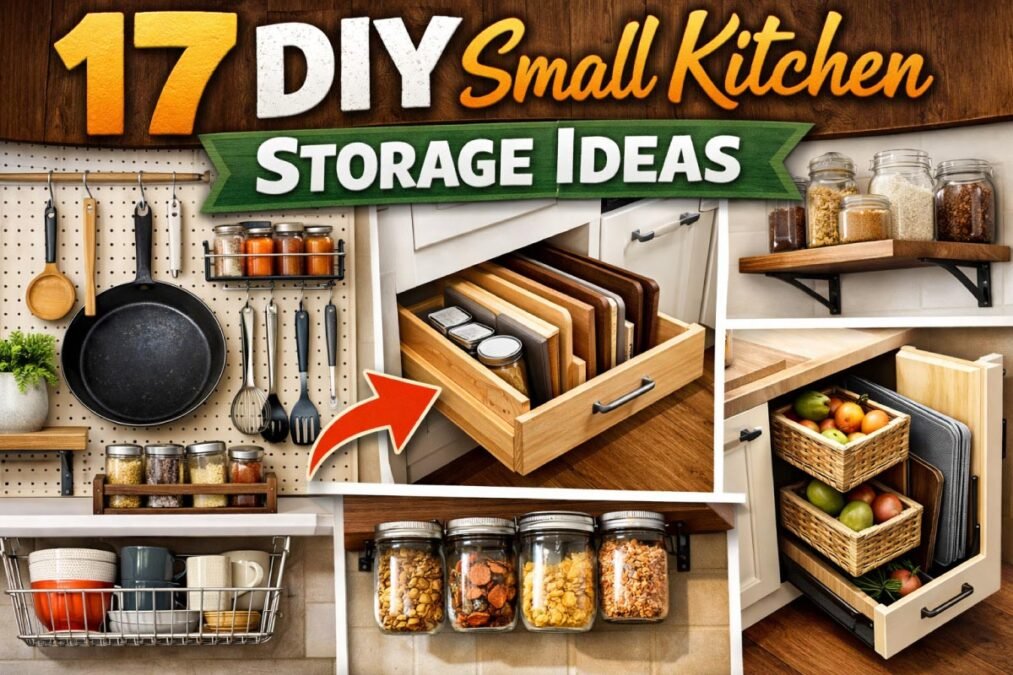 DIY Small Kitchen Storage Ideas