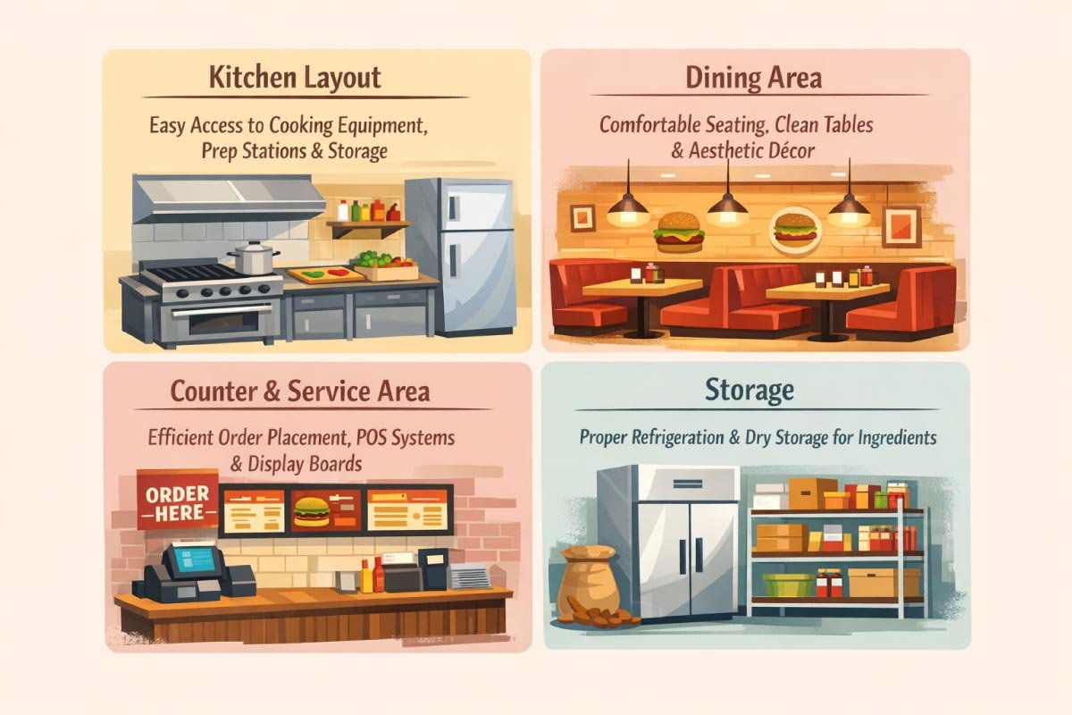 Design Your Burger Shop Layout