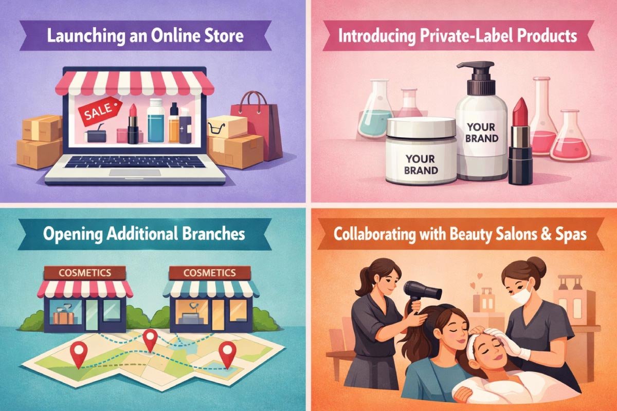 Expanding Your Cosmetic Shop